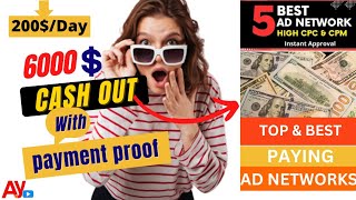 Make Money Online While Blogging – List Of Top And Best Ad Networks  That Pay Everyday