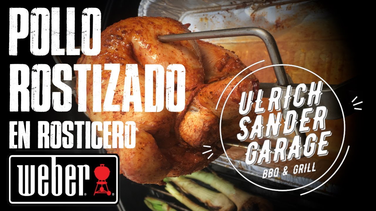 Pollo Rosticero POLLO ROSTIZADO AL CARBON | ROSTICERO WEBER KETTLE | COMO HACER POLLO ...