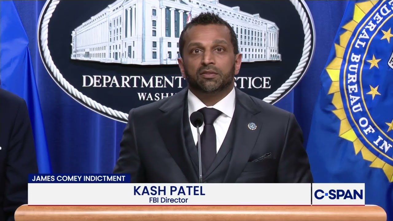FBI Dir. Kash Patel on James Comey indictments for alleged threats to  President Trump's life