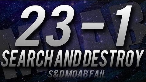 Mw3: Search  and  Destroy  M.O.A.B.  23-1 Gameplay FAIL