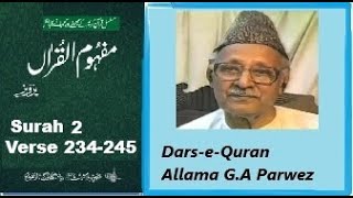 Sura 2 Verse 234-245 ch 48