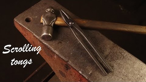 Forging scrolling tongs