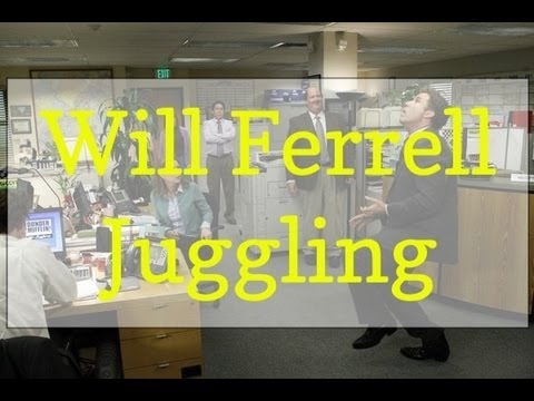 Will Ferrell Juggling on The Office
