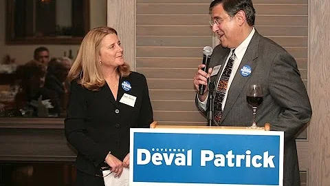 Deval Patrick campaign co-chairs Norm and Amy Gorin