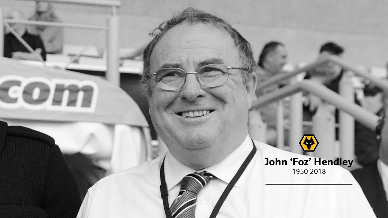 football score John 'Foz' Hendley - 1950 - 2018