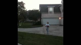 3 point basketball shot while running