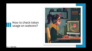 How to check token usage on IBM watsonx