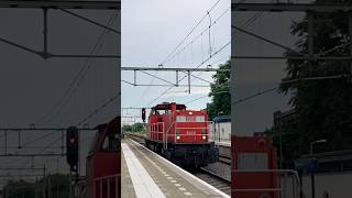 Losse DB MaK6400 komt door station Roermond! #train #griekspoor #dbcargo