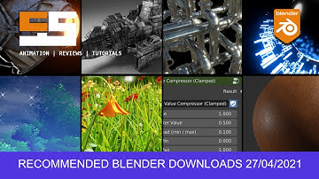 This weeks recommended Blender downloads 27/04/2021