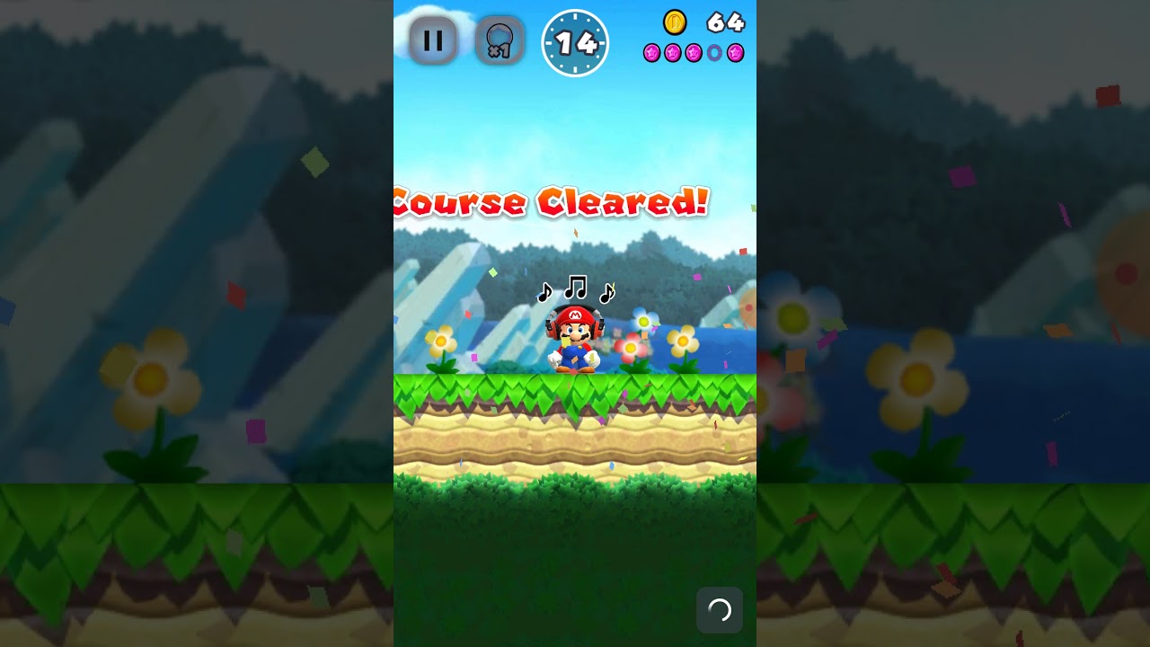 (Super Mario Run) World 1-1 - Up and Over