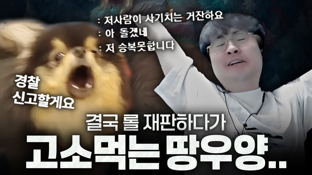 결국 롤 재판하다가 고소까지 당하는 땅우양..악귀들은 끝이 없네요..【원딜 강의】【전프로원딜】【챌린저 원딜】【롤 재판】