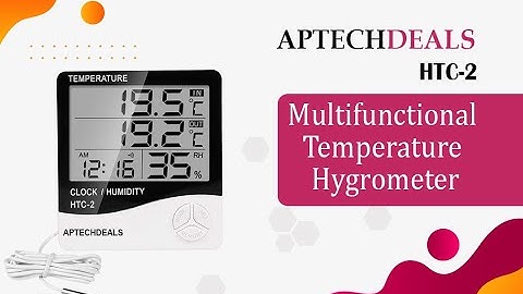 🌡️ Themisto HTC-2 Hygrometer – Monitor Temperature & Humidity Like a Pro!