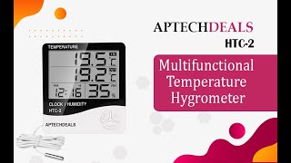 🌡️ Themisto HTC-2 Hygrometer – Monitor Temperature & Humidity Like a Pro!