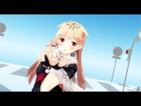 【MMD艦これ1080p】夕立改二でXYZの魔法っぽい！