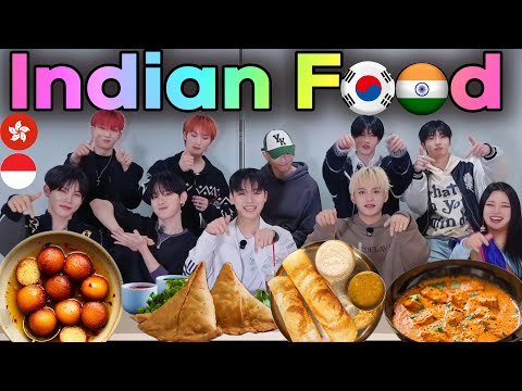 Kpop Idol Try Indian Food 😋 Now They Wanna Order It Again And Visit India😍 @xodiac.official