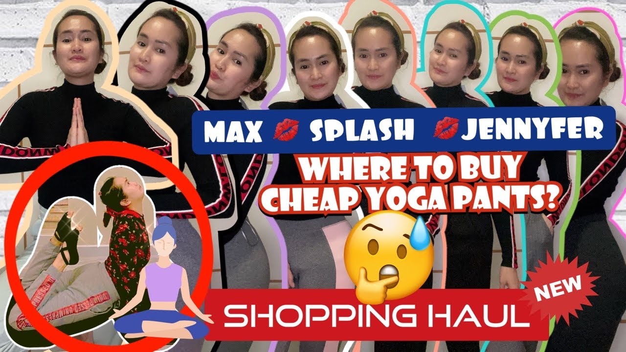 🍋 CHEAP YOGA PANTS FROM MAX AND SPLASH | SHOPPING HAUL | Review