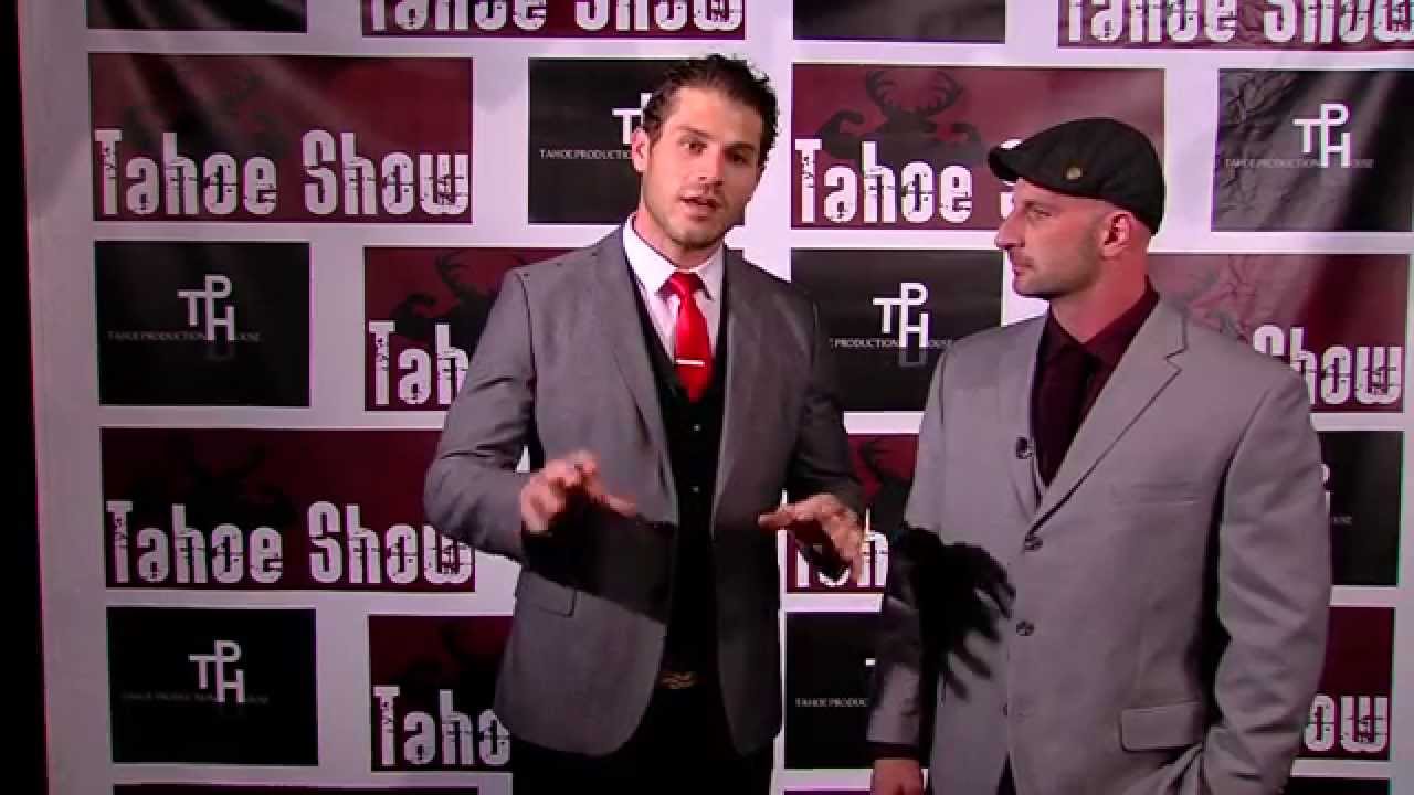 Chris Minnes & Lou Ferrigno Jr backstage at the Tahoe Show 2014