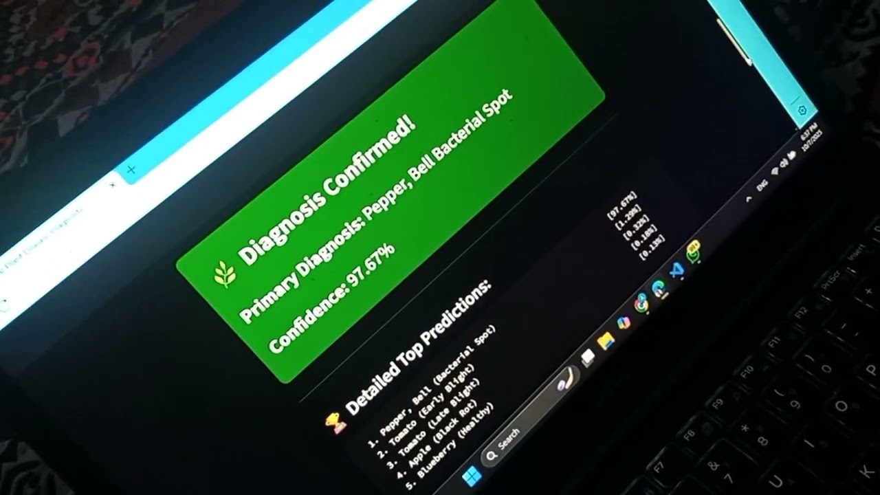 Plant Disease Detector Using MobileNetV3 Small | AI-Powered Mobile App