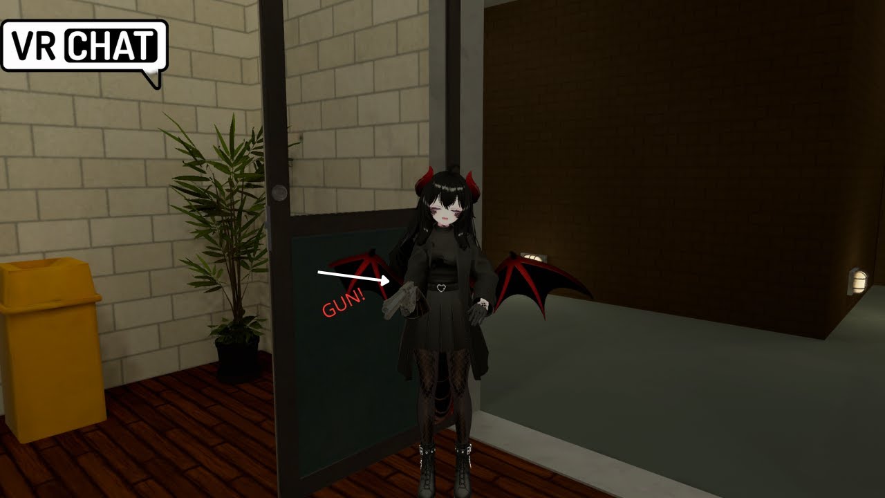 A ANIME GIRL POINTS A GUN AT ME! | VrChat