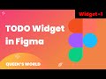Todo Widget in Figma 🤩|| Figma in Tamil || Tips || #uiux #uiuxtips #uidesign #todo #widget