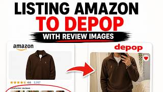 How to Dropship from Amazon to Depop with Review Images (Full Training Tutorial 2026)
