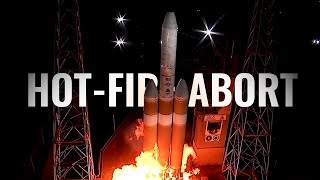 Rare Delta IV Heavy Hot-Fire Abort