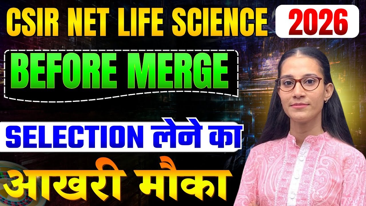 Golden Opputunity | CSIR NET LIFESCIENCE JUNE 2026 