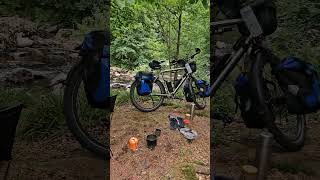 Wildcamp with Hilleberg Akto and a Santos Travelmaster 3+ Titanium 🔥🚴‍♂️🥰👍