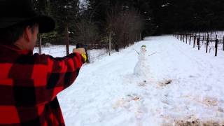 Exploding snowman!