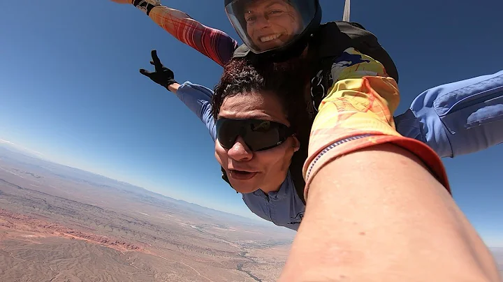 Teresa Ibarra - Tandem Skydive in Las Vegas at Sky...