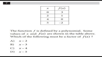 SAT Practice Test #3 Section 3: Math Test – No Calculator #7