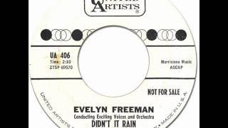 EVELYN FREEMAN - DIDN'T IT RAIN [United Artists 406] 1961