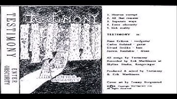 Testimony [NOR] [Death] 1992 -Enter Obscurity  (Full Demo)