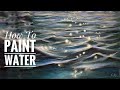 How To Paint Water ~ 5 easy steps to realistic water! #art #acrylicpainting #painting #how