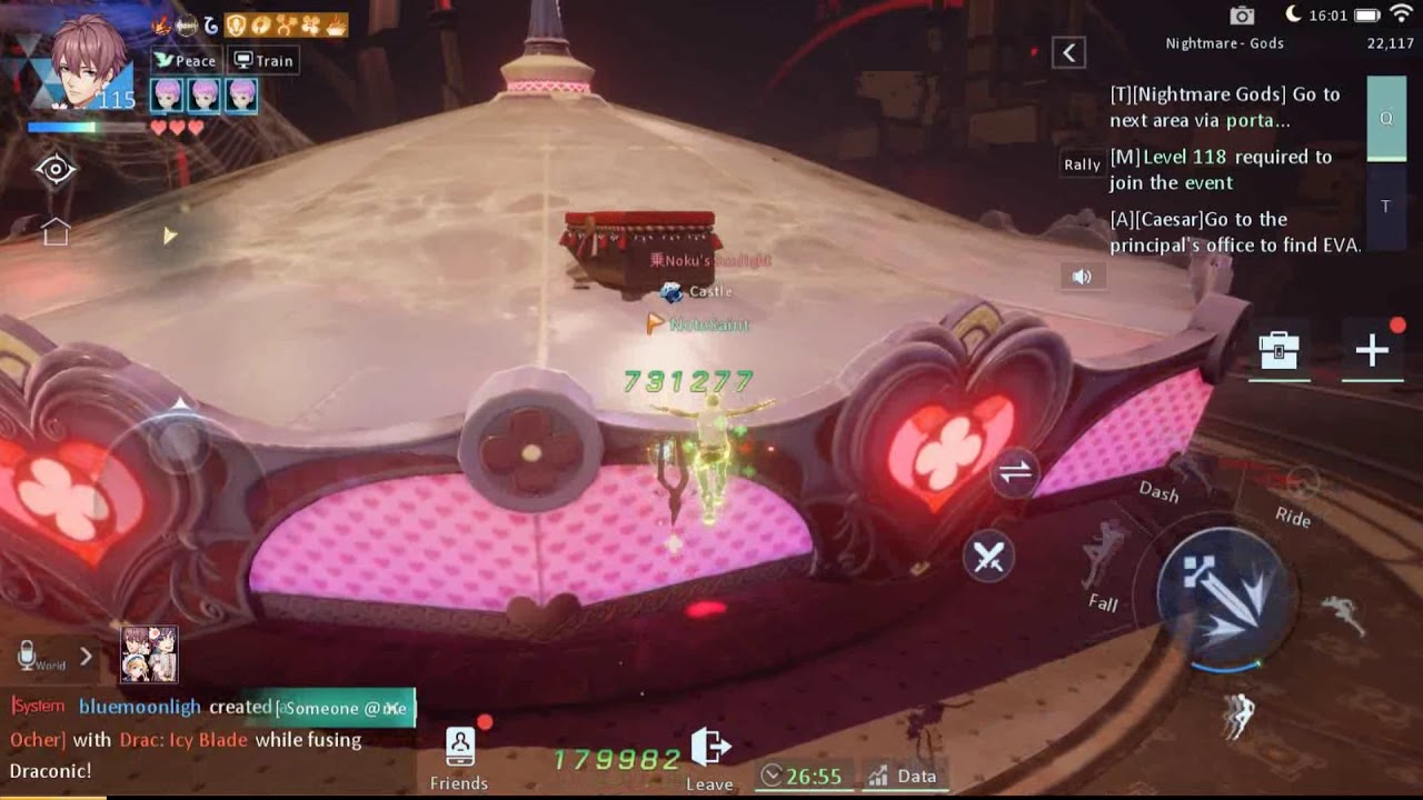 Dragon Raja - 115 Gods Challenge 5 with no death and chest (Soul Dancer) \115 Бог - Вызов Хард 5