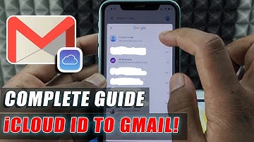 how to add icloud account to gmail on iphone?