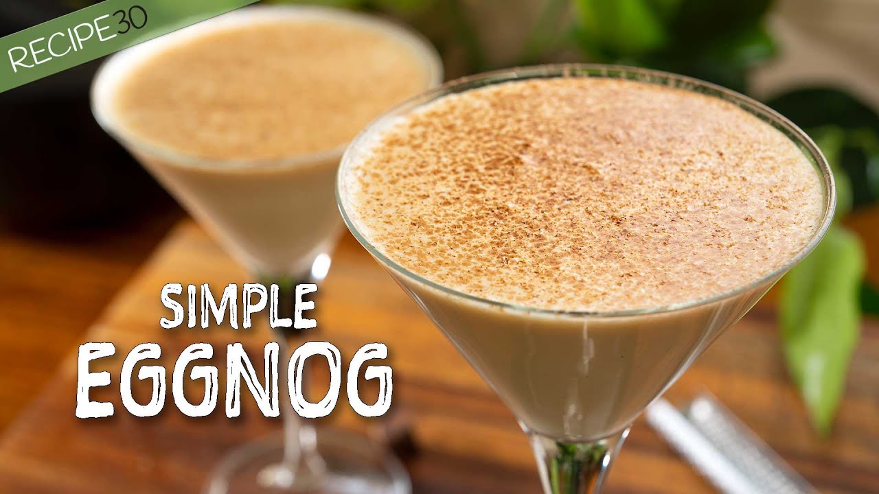 Homemade Eggnog - Brandy, Nutmeg and Simplicity make it Perfect!