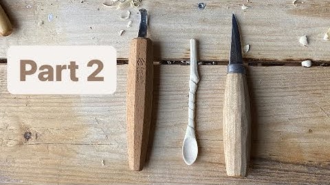 How I Carve a Spoon. ASMR Spoon Carving - Part2