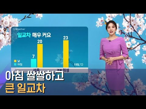 [날씨] 아침 쌀쌀하고 큰 일교차…중서부 건조특보 / SBS