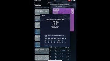 Freezing drizzle (night) iOS weather app