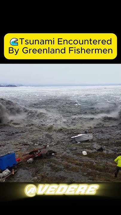 Live footage of tsunami