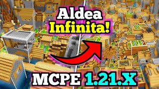 🟢 Mundo ALDEA INFINITA en MCPE (26.X) | Mapa Aldea INFINITA para BEDROCK screenshot 5