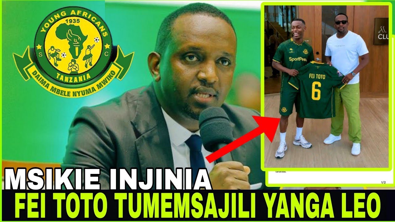 🔴#LIVE MSIKIE INJINIA MUDA HUU AFUNGUKA ATANGAZA KUMSAJILI FEI TOTO ASAINI MKATABA MIAKA HII.....