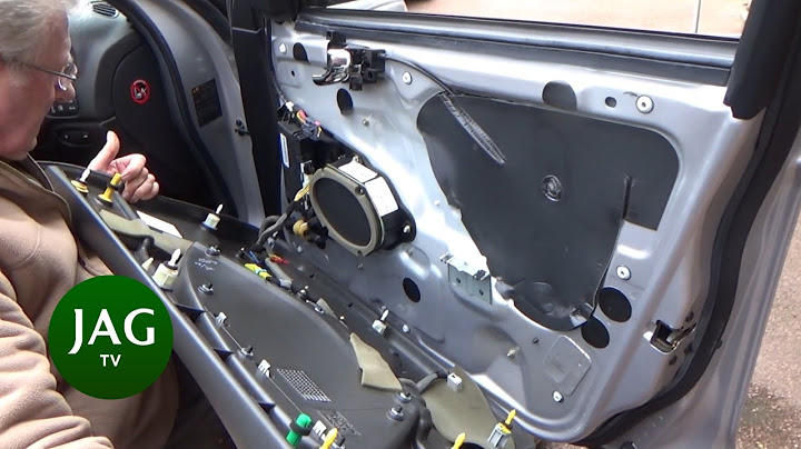 Door Trim / Card Removal, Jaguar S-Type R STR