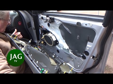 Door Trim / Card Removal, Jaguar S-Type R STR