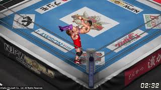 FIRE PRO WRESTLING WORLD: GARY ALBRIGHT VS NOBUHIKO TAKADA #WWE #GAMEPLAY #PS4