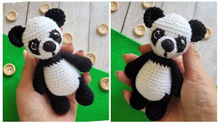 🐼 Панда Вязаная Крючком🐼Crochet Panda👍Gehäkelter Panda