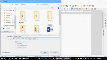 Tips and tricks How to save Libre Office Open source text document in Word format