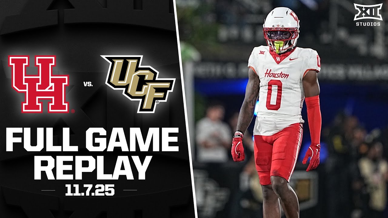 FULL GAME REPLAY: Houston vs. UCF (11.7.25) | 2025 Big 12 Football