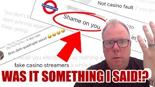 Am I PROMOTING Gambling Addiction?! | Reaction to Your Comments & Questions | Gambling Addict VLOG